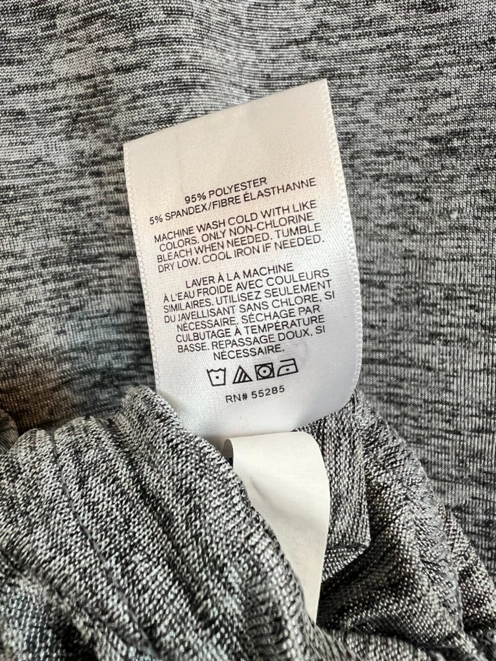 Express Gray Metallic Shimmer Sleeveless V-Neck Side Tie Tank Top M - Picture 7 of 7